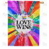 America Forever Love Wins House Flag