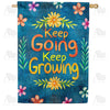 America Forever Keep Going House Flag
