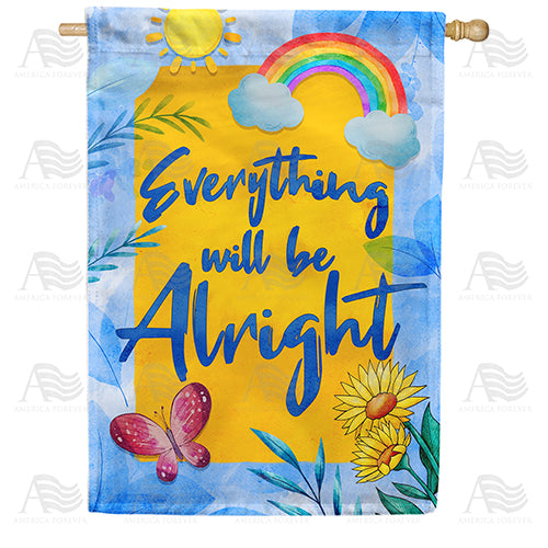 America Forever Have Faith House Flag