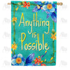 America Forever Think Positive House Flag