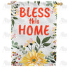 America Forever Bless This Home House Flag