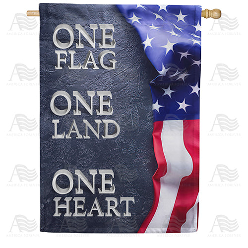 America Forever One America House Flag
