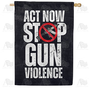America Forever Act Now to Stop the Violence House Flag