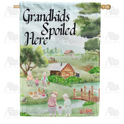 America Forever Summer With The Grandkids House Flag