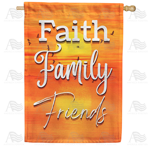 America Forever Life's Necessities House Flag