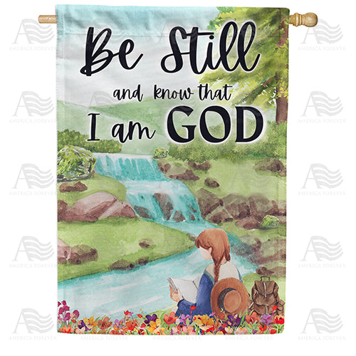 America Forever Listen To God's Words House Flag