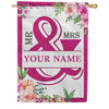 America Forever Personalized Mr & Mrs- Mulberry Purple House Flag
