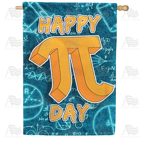 America Forever Happy Pi Day House Flag