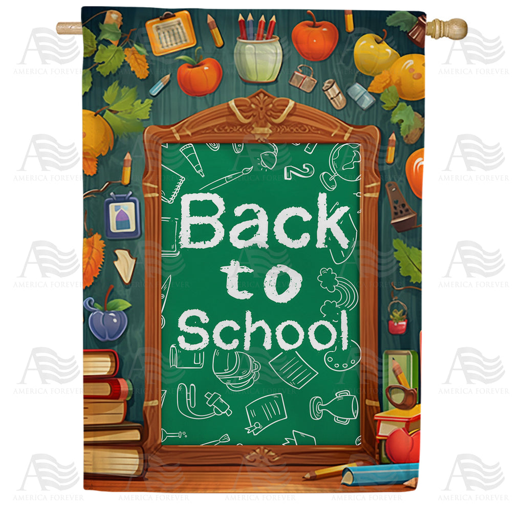 America Forever Back To School Essentials House Flag
