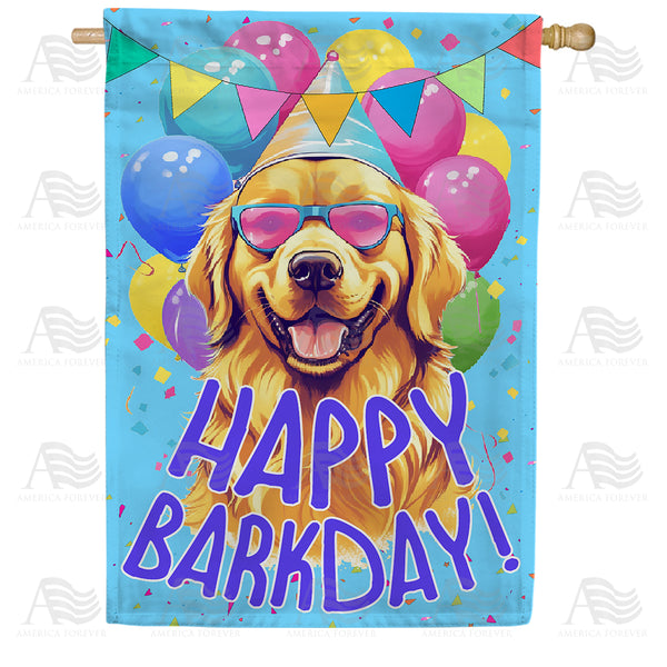 America Forever Birthday Dog House Flag
