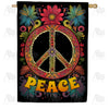 America Forever Let There Be Peace House Flag