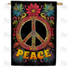 America Forever Let There Be Peace House Flag