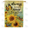 America Forever Always Loved Never Forgotten House Flag