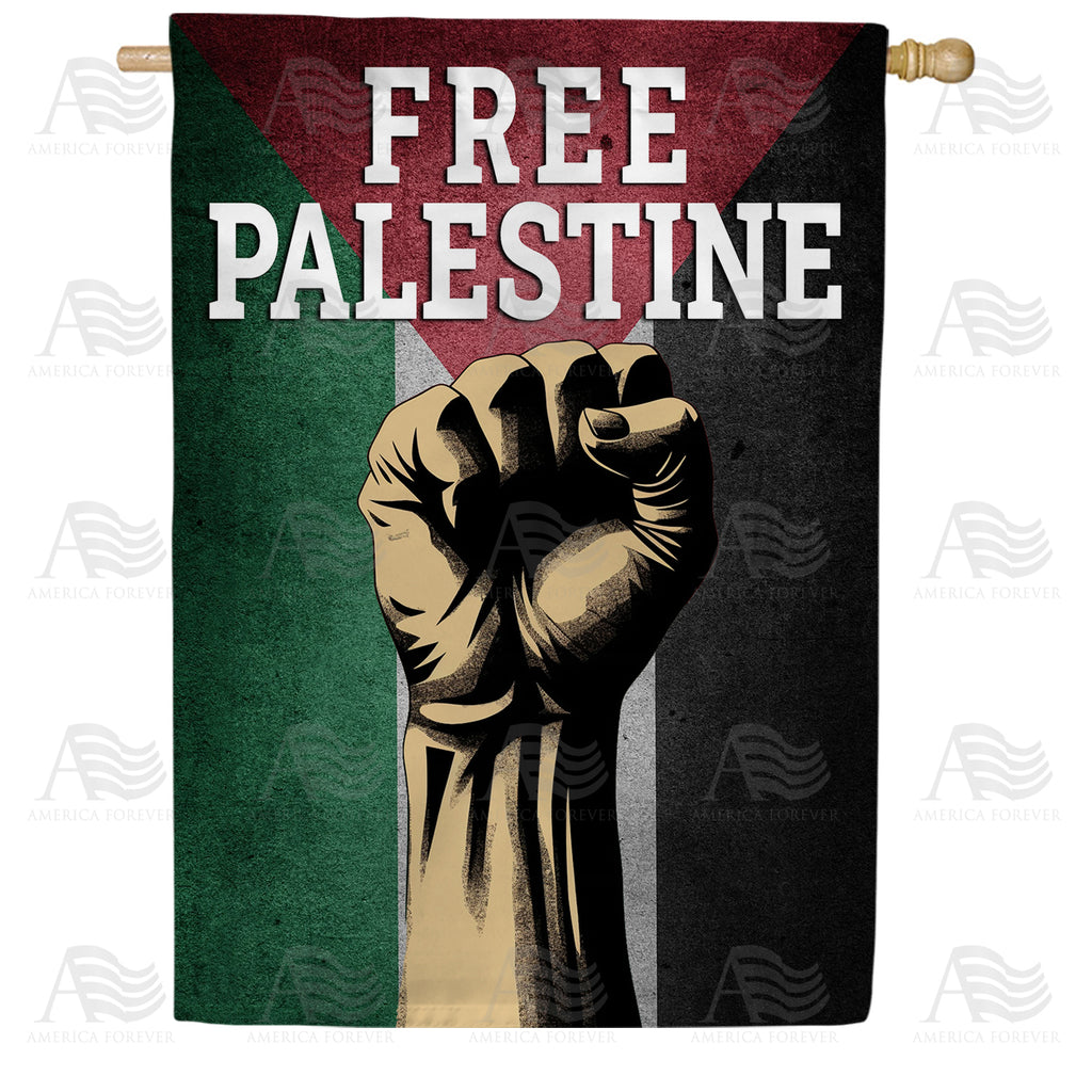 Free Palestine Double Sided House Flag 28" x 40"