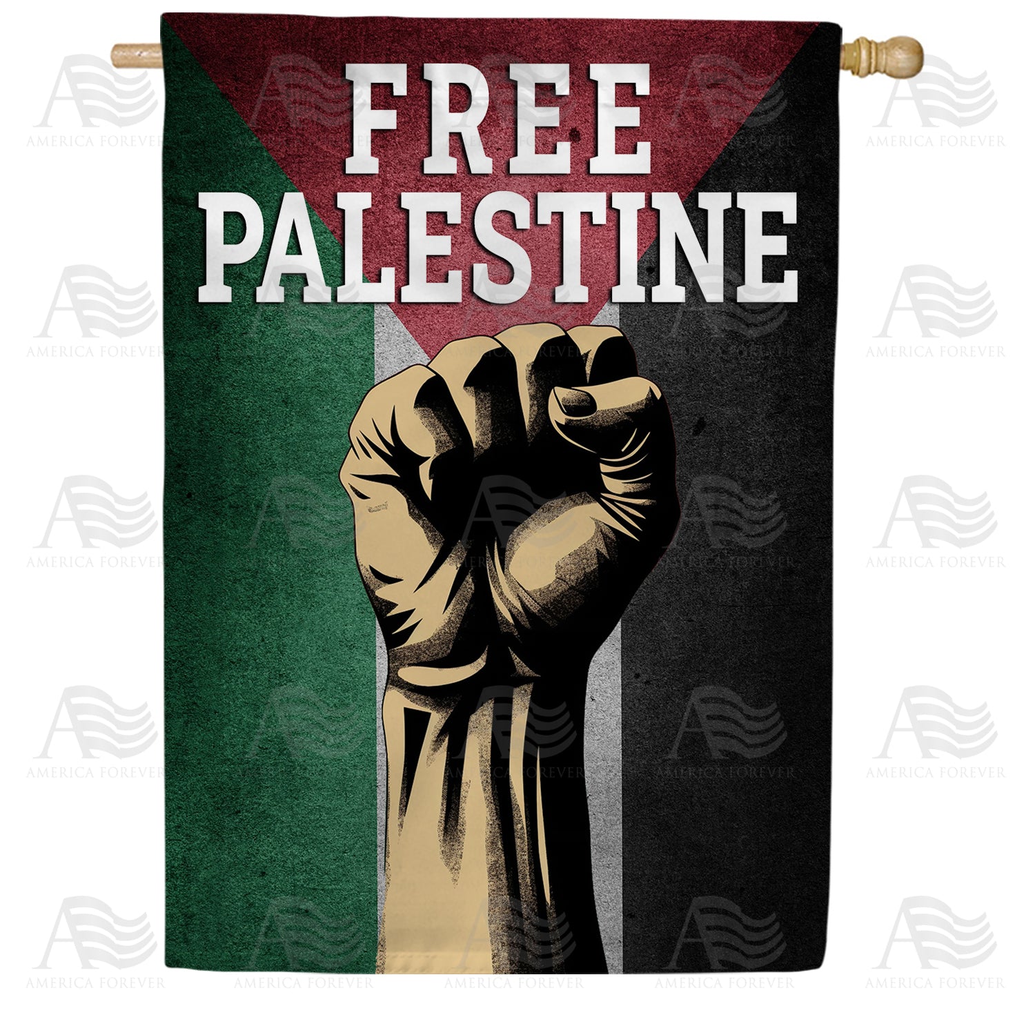 Free Palestine Double Sided House Flag 28