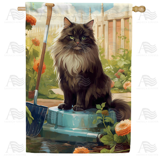 America Forever My Garden Helper House Flag