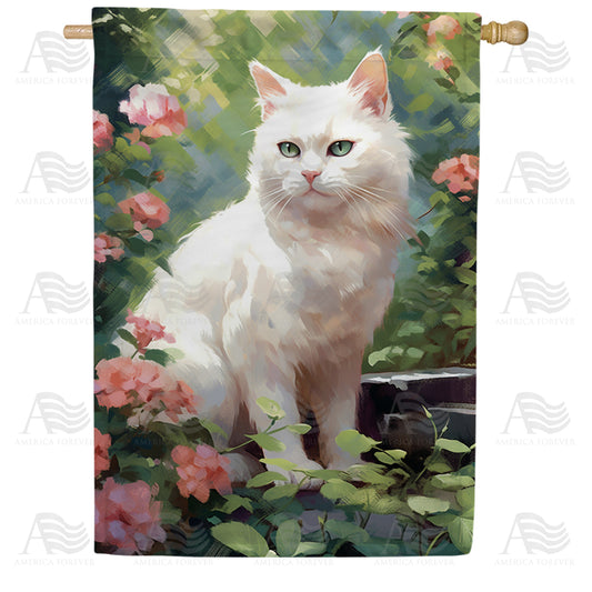 America Forever Miss Green Eyes House Flag