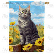 America Forever Country Cat House Flag