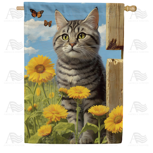 America Forever Butterfly Stalker House Flag