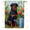 America Forever Rottweiler House Flag