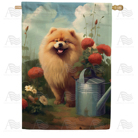 America Forever Chow Chow House Flag