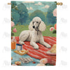 America Forever Standard Poodle House Flag
