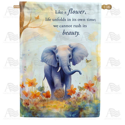 America Forever The Beauty Of Life House Flag