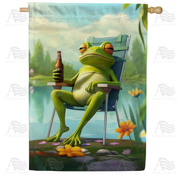 America Forever Toadaly Relaxed House Flag