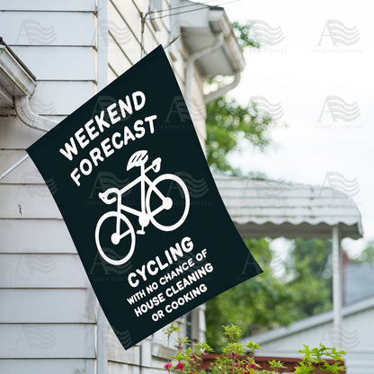 America Forever Weekend Cycling Forecast House Flag