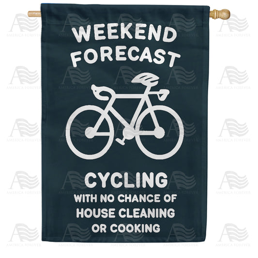 America Forever Weekend Cycling Forecast House Flag