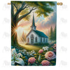 America Forever Serene Sanctuary House Flag
