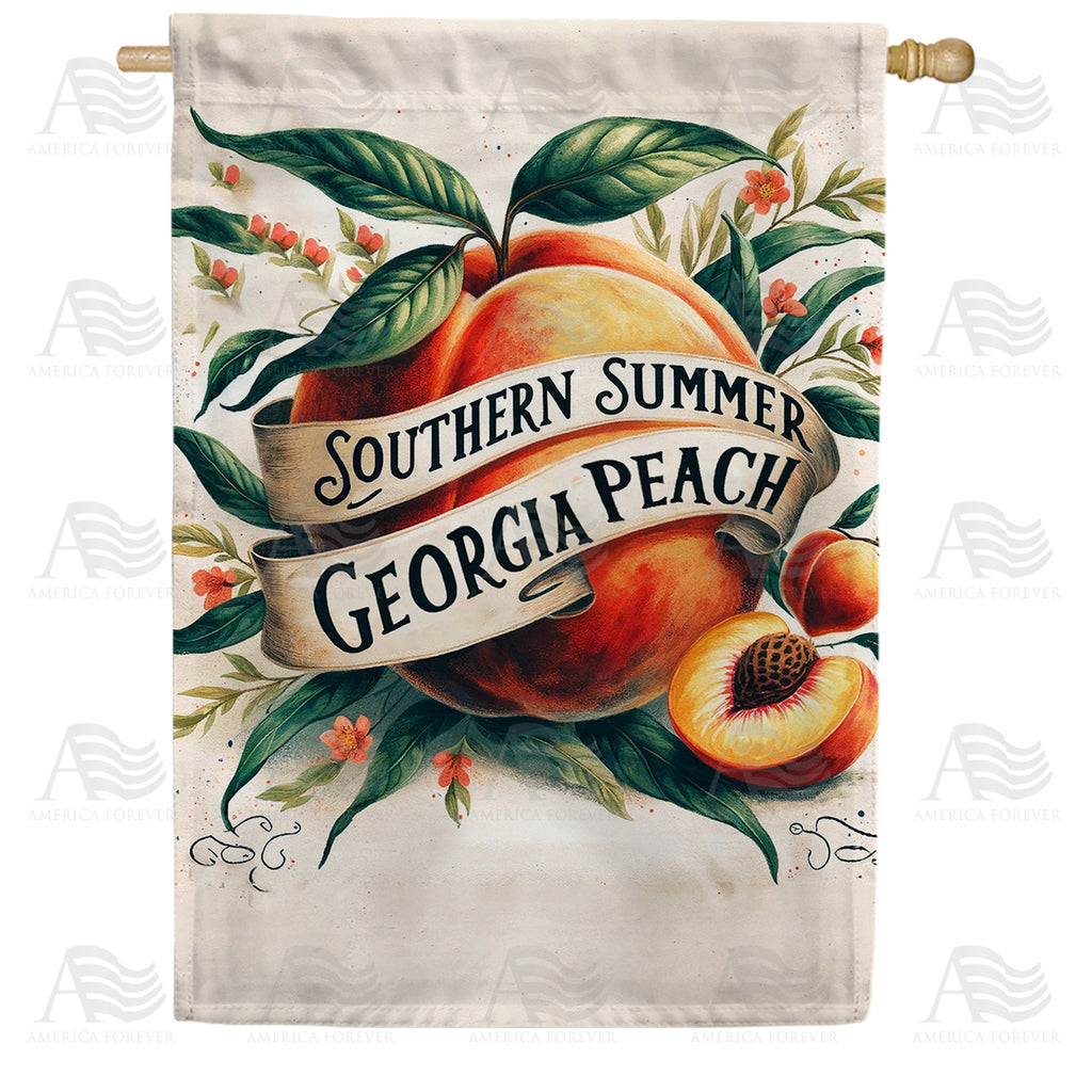 America Forever Peachy Keen House Flag