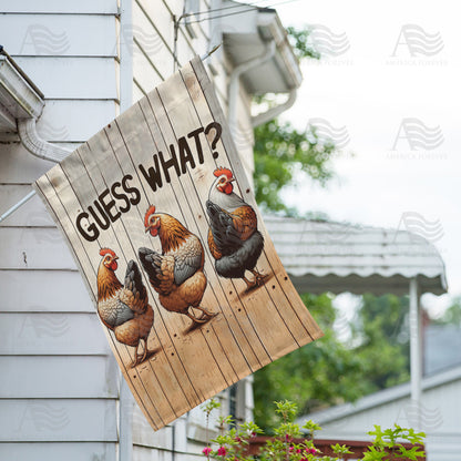 America Forever Chicken Butt Fun House Flag