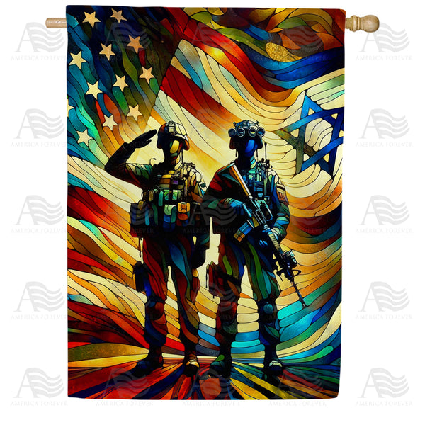 Soldiers of Unity Double Sided House Flag 28" x 40"