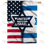 America Forever United for Israel House Flag