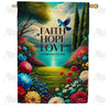 America Forever Garden of Faith House Flag