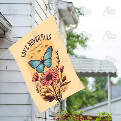 America Forever Timeless Love House Flag