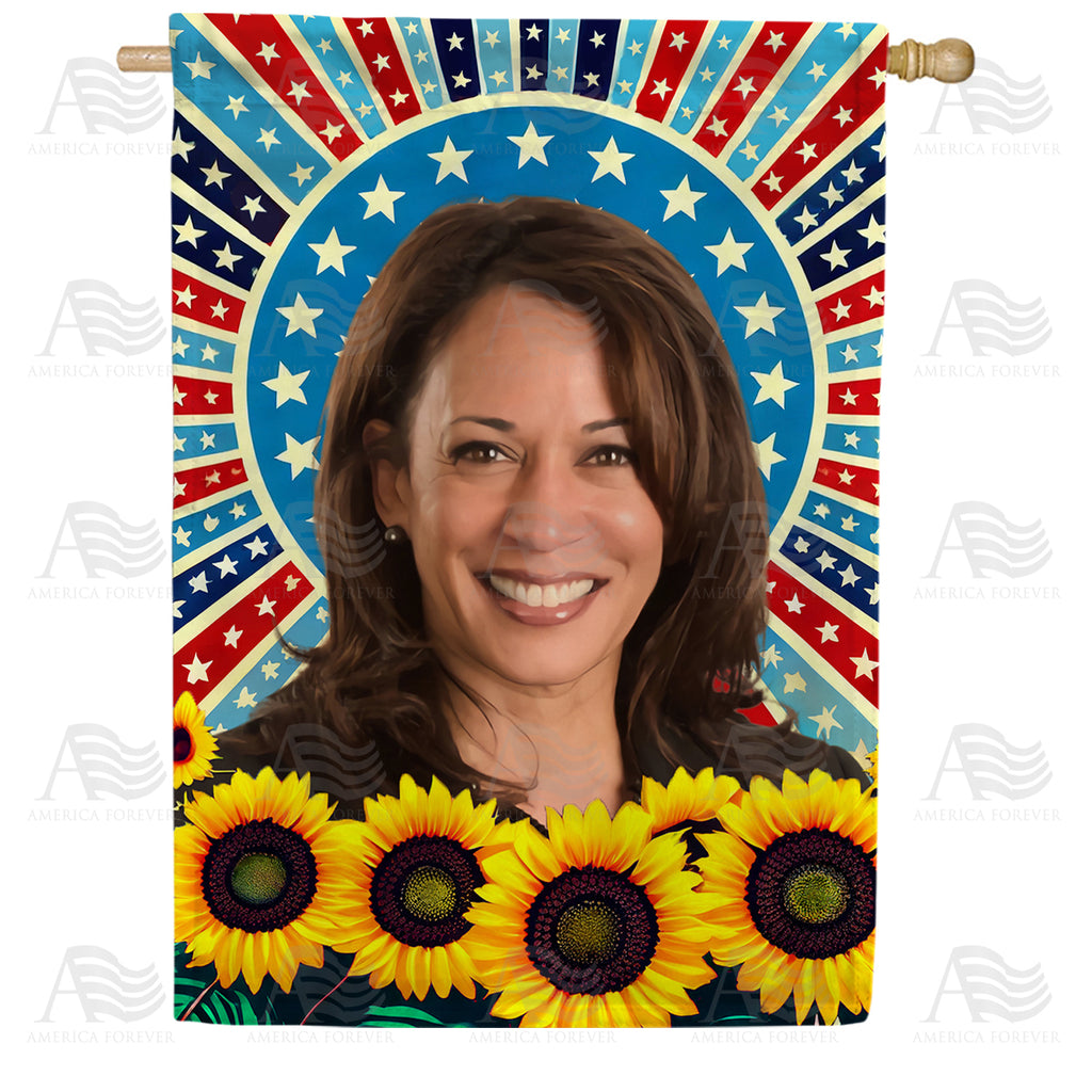 Kamala Harris Portrait House Flag