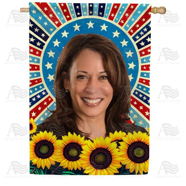 Kamala Harris Portrait House Flag