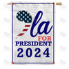 Comma La Kamala Harris 2024 House Flag