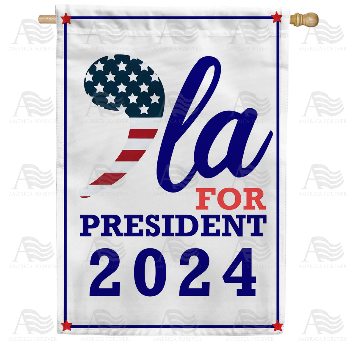 Comma La Kamala Harris 2024 House Flag