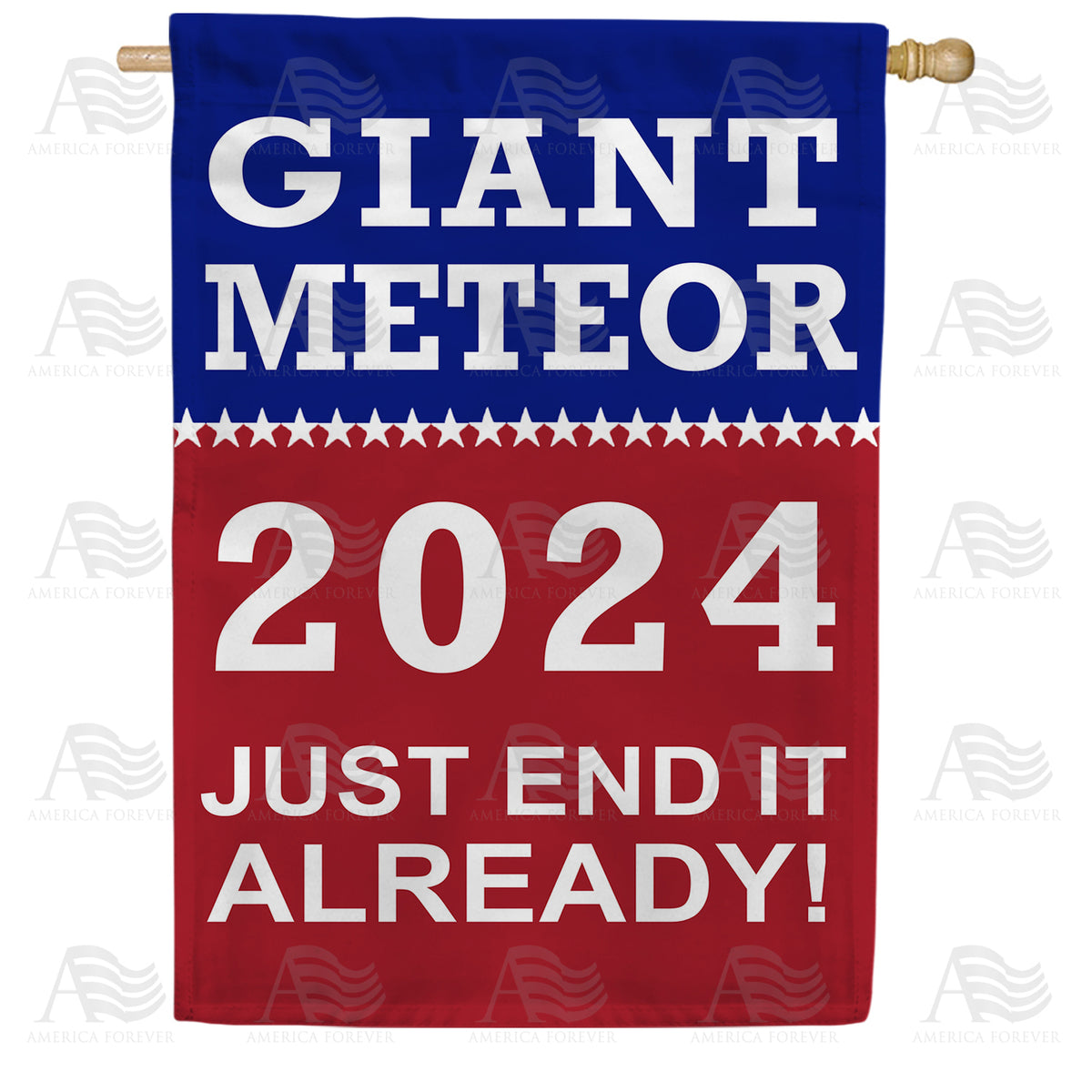 America Forever Giant Meteor 2024 House Flag