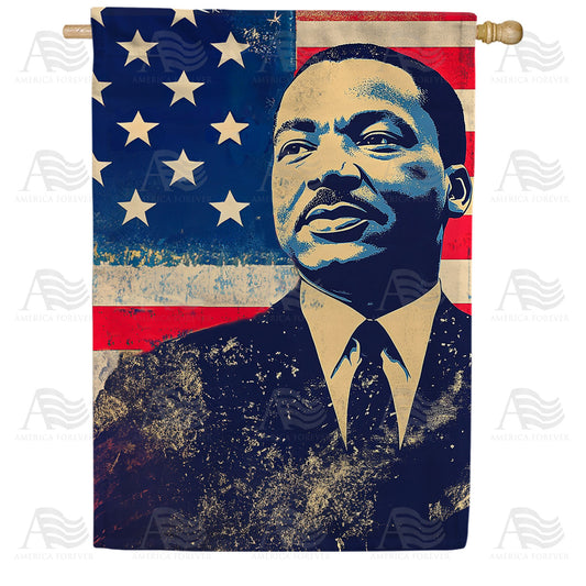 America Forever Martin Luther King Jr Patriotic House Flag
