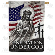America Forever One Nation Under God House Flag