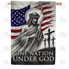 America Forever One Nation Under God House Flag