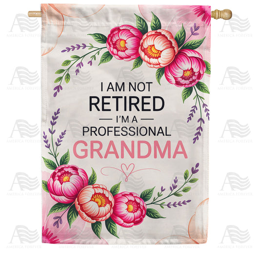 America Forever Professional Grandma House Flag