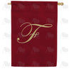 America Forever Ornate Script Monogram House Flag