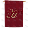 America Forever Ornate Script Monogram House Flag