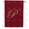 America Forever Ornate Script Monogram House Flag
