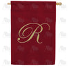 America Forever Ornate Script Monogram House Flag